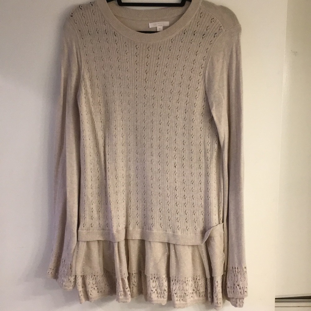 Cream sweater
